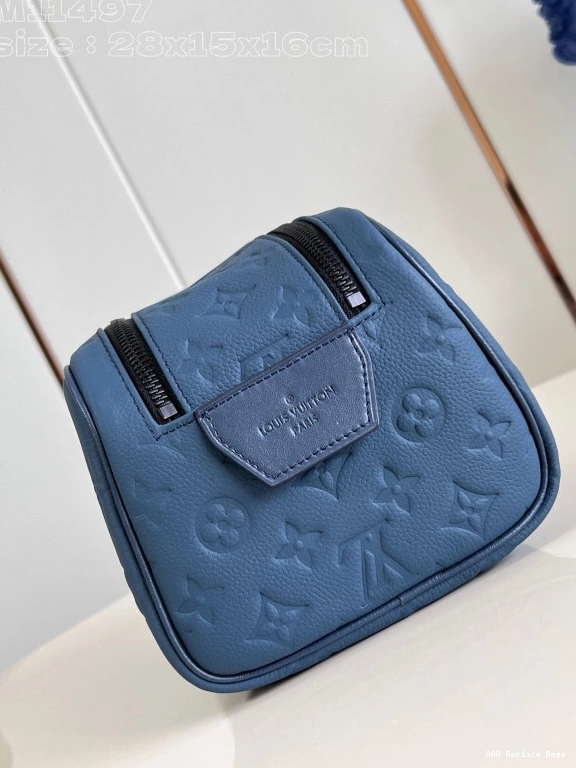 Aaa replica ru VUITTON LOUIS KIT LOCKER DOPP bag-23*13*12CM 0724